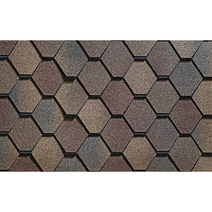 Гибкая черепица многослойная Технониколь Шинглас Вестерн Прерия